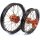 KTM Radsatz Offroad SX 50 65 80 85 Platinum 17*1,40, 14*1,60-Orange-Schwarz Glanz-Alu Orange-Edelstahl