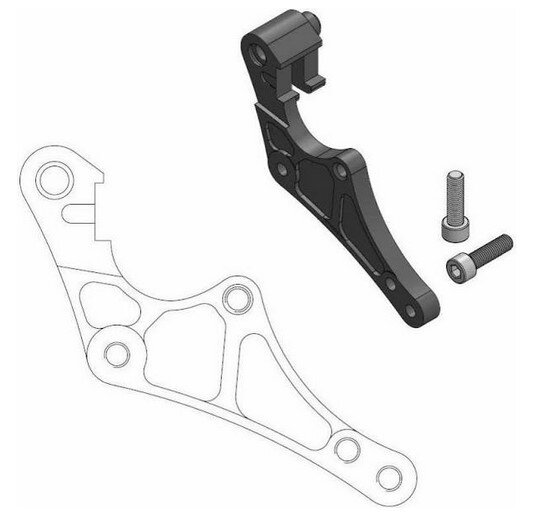 KTM-EXC Street Oversize Adapter 320mm