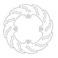 Moto-Master Flame MX Bremsscheibe | fest | hinten |...