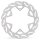 Moto-Master Flame Road Bremsscheibe | fest | hinten | Yamaha: TDM850, XJ600, XT660, R1 für YAMAHA FZR, SRX, TDM, TRX…
