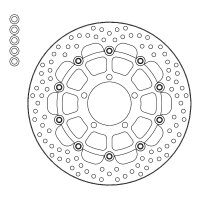 Moto-Master Halo Road Bremsscheibe | schwimmend | vorne |...