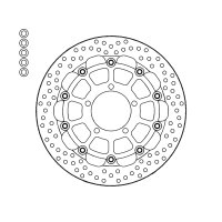 Moto-Master Racing Halo Road Bremsscheibe | schwimmend |...