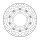 Moto-Master Halo Road Bremsscheibe | schwimmend | vorne | Suzuki: V-Strom 800DE, GSX-8R für SUZUKI GSX-8R, GSX-8S…