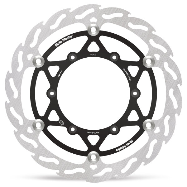 Moto-Master Flame MX Bremsscheibe | schwimmend | vorne | Ø280mm | Black | Ducati: Desmo 450MX