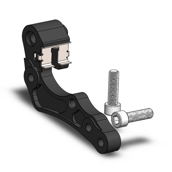 Moto-Master Adapter | vorne | For Ø260mm | Black | KTM, Husqvarna (incl. clip)