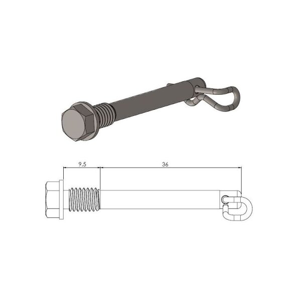 Moto-Master Bremsbelag pin