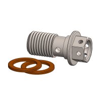 Moto-Master Banjo bolt | M10x1.25 | Race drilled | 2 washers