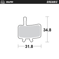 Moto-Master Bremsbelag Bicycle | Organisch | Avid: BB7,...