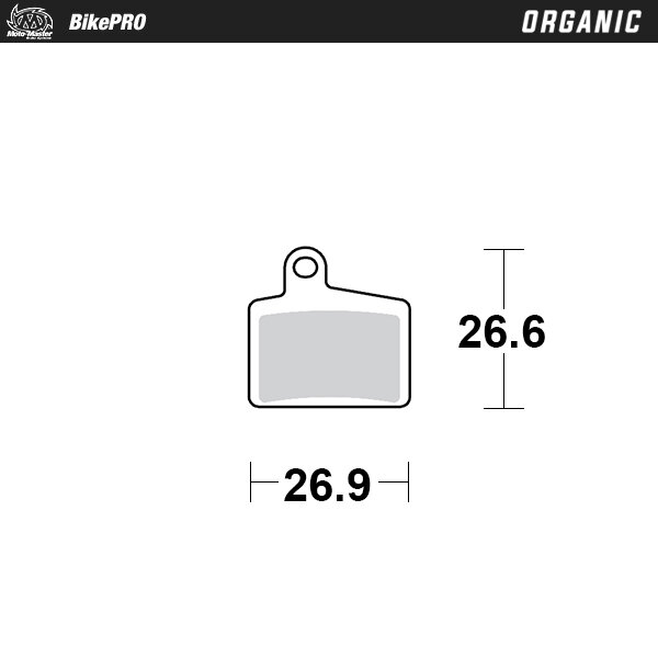 Moto-Master Bremsbelag Bicycle | Organisch | Hayes: Stroker Ryde, Dyno für HAYES Dyno, Stroker Ryde