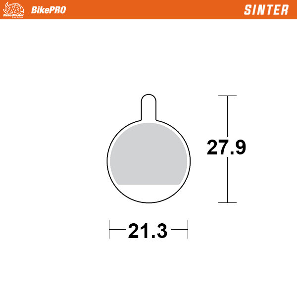 Moto-Master Bremsbelag Bicycle | Sinter | Clark: CMD-8, CMD-11, CMD-16 für CLARKS CMD-11, CMD-16, CMD-8