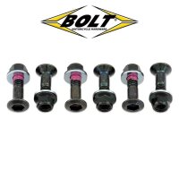 Kettenradschrauben Doppelt sichernd! Original Bolt Schwarz